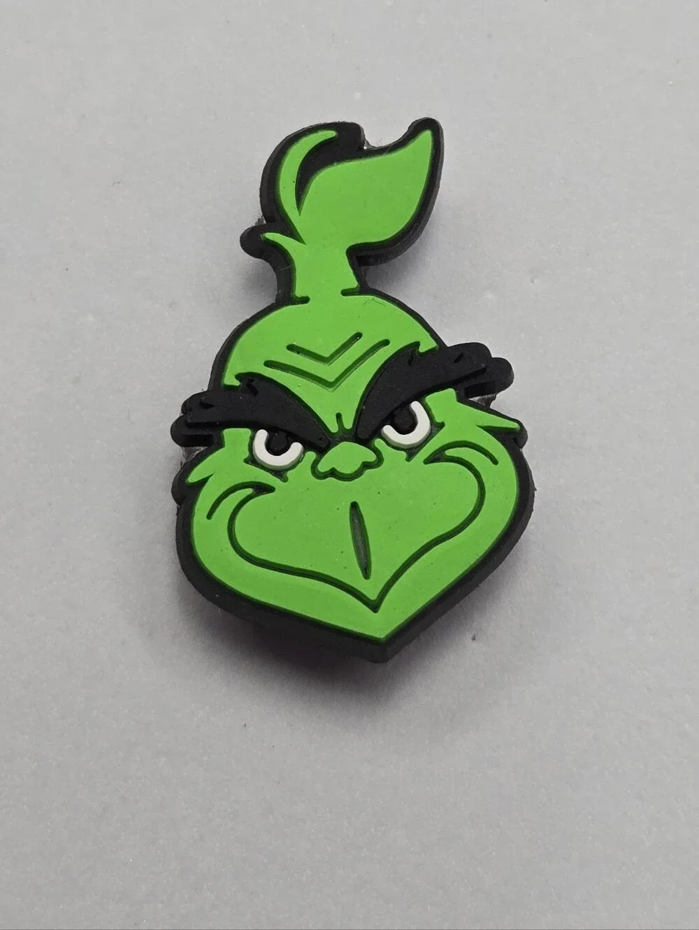 Grinch Face Croc Shoe Charm Green Christmas Grumpy Holiday Movie Jibbitz Style